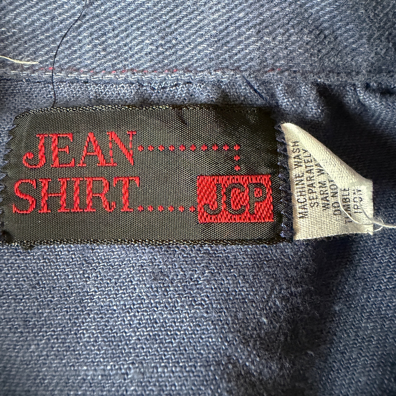 70s Vintage JC Penney Blue Jean Shirt Jacket JCペニー ブルー ジーンシャツジャケット Size S~M 中古