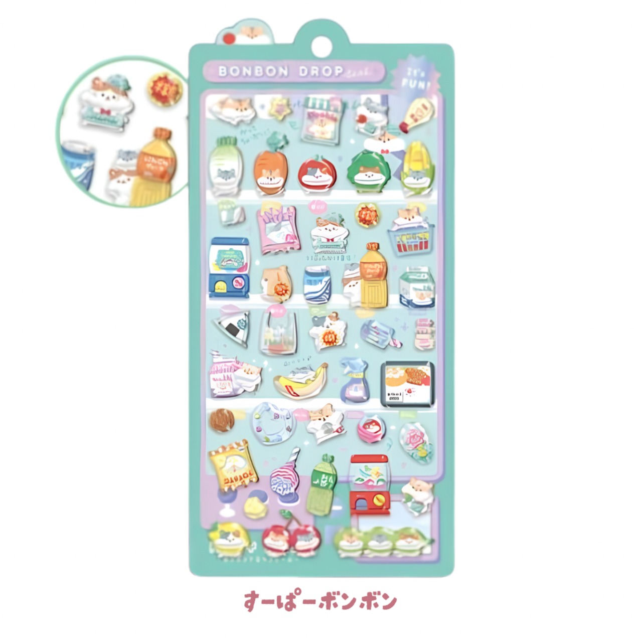 第1便【予約商品】ボンボンドロップシール10種＋ランダムシール1枚 - 6