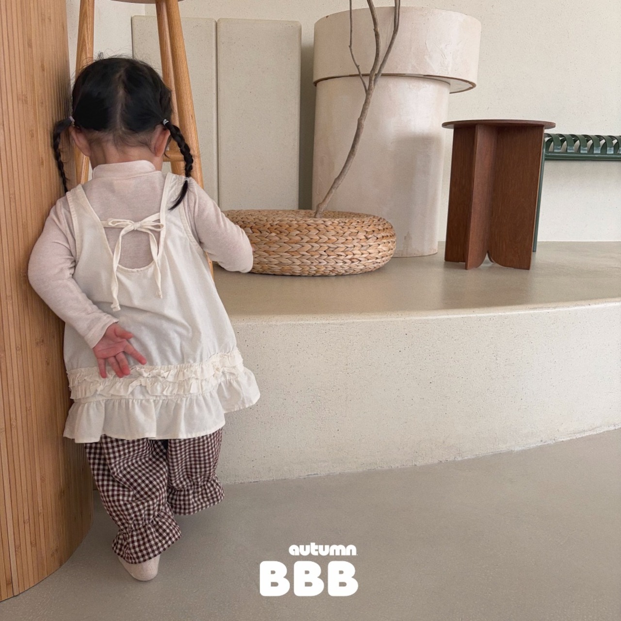 韓国子供服 / 26Autumn / 〖取寄〗BBB / デイジーレイヤードワンピース / ユニセックス / キッズ服 *XXS~XL*