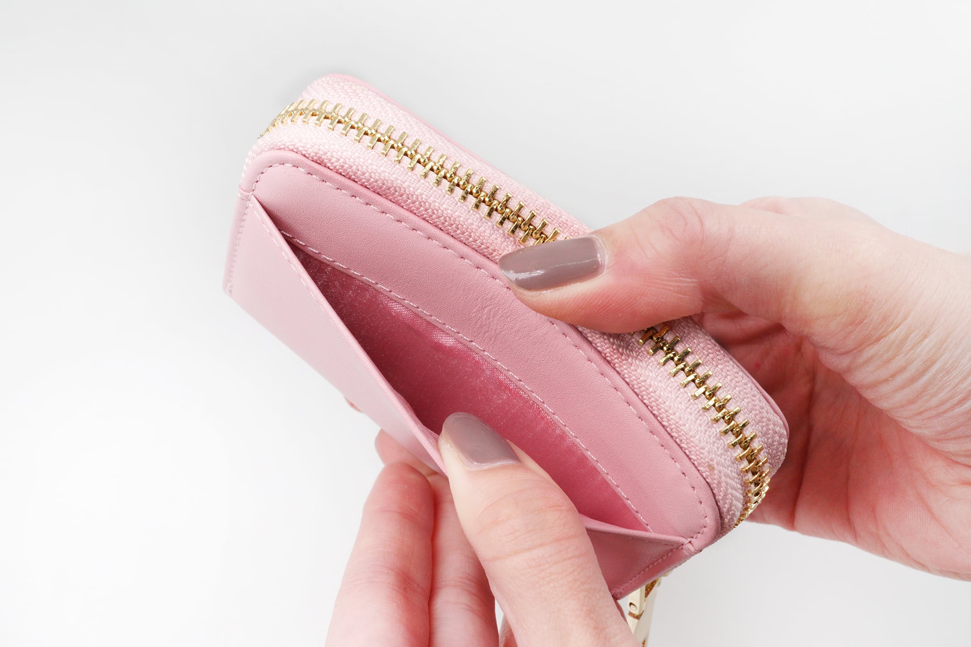 More Strawberries Collection】ラウンドファスナーキーケース（赤