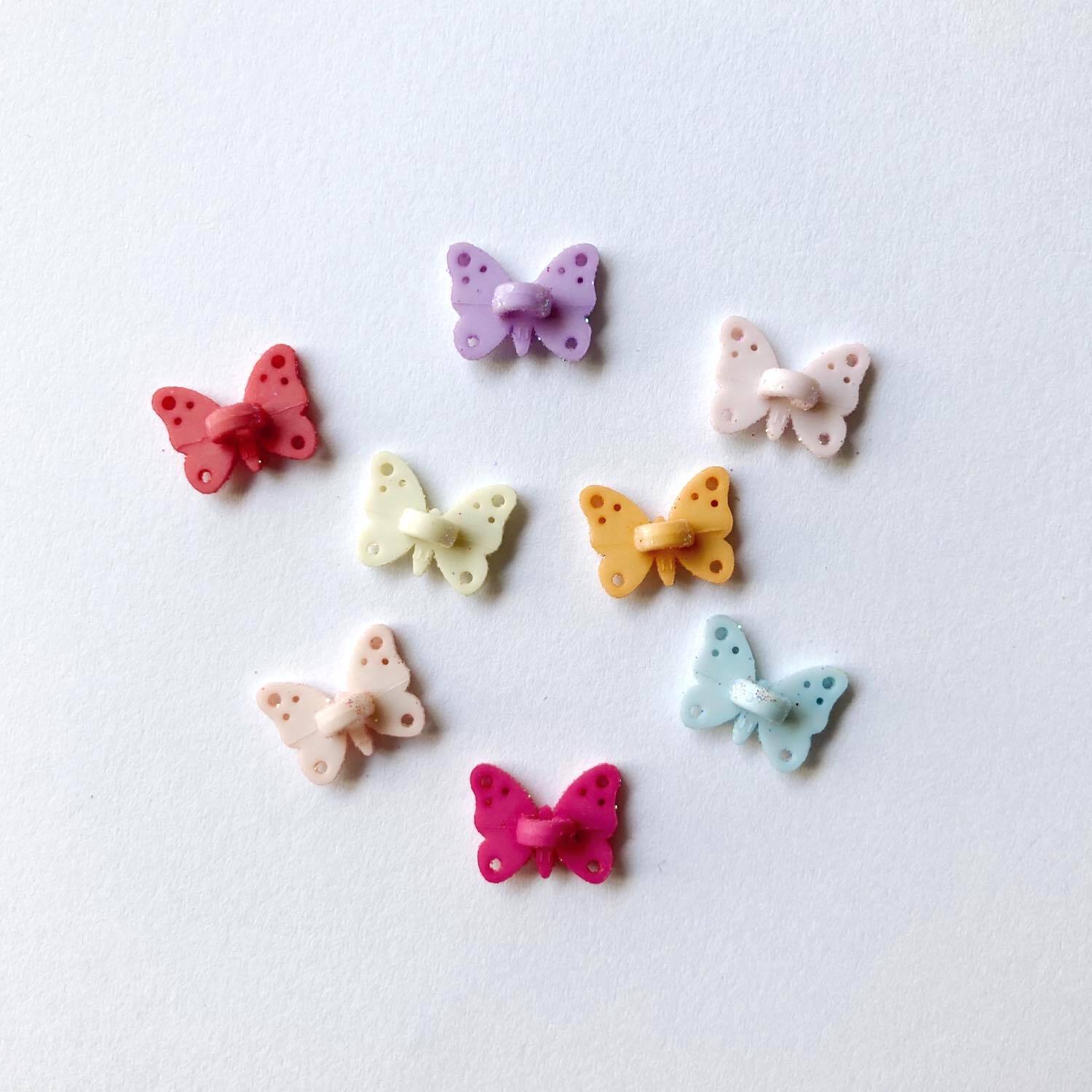 再入荷〉JJボタン ラメ蝶々ボタンパック（8p） | Dua-アクセサリー