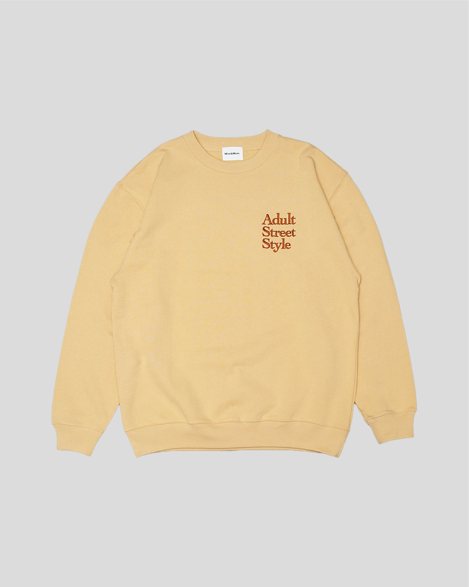 MM ASS LOGO SWEAT  YELLOW