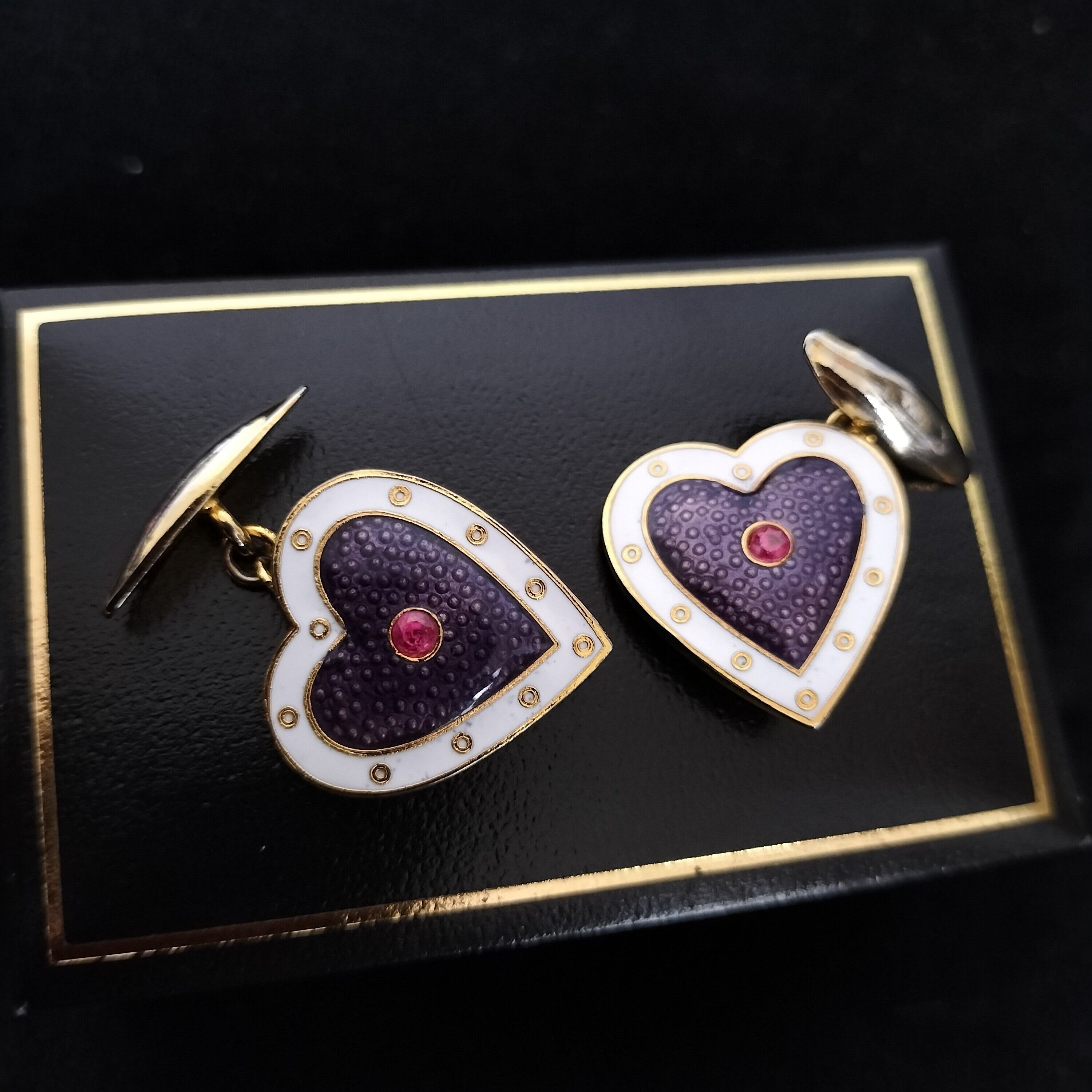 Heart Shaped Cufflinks