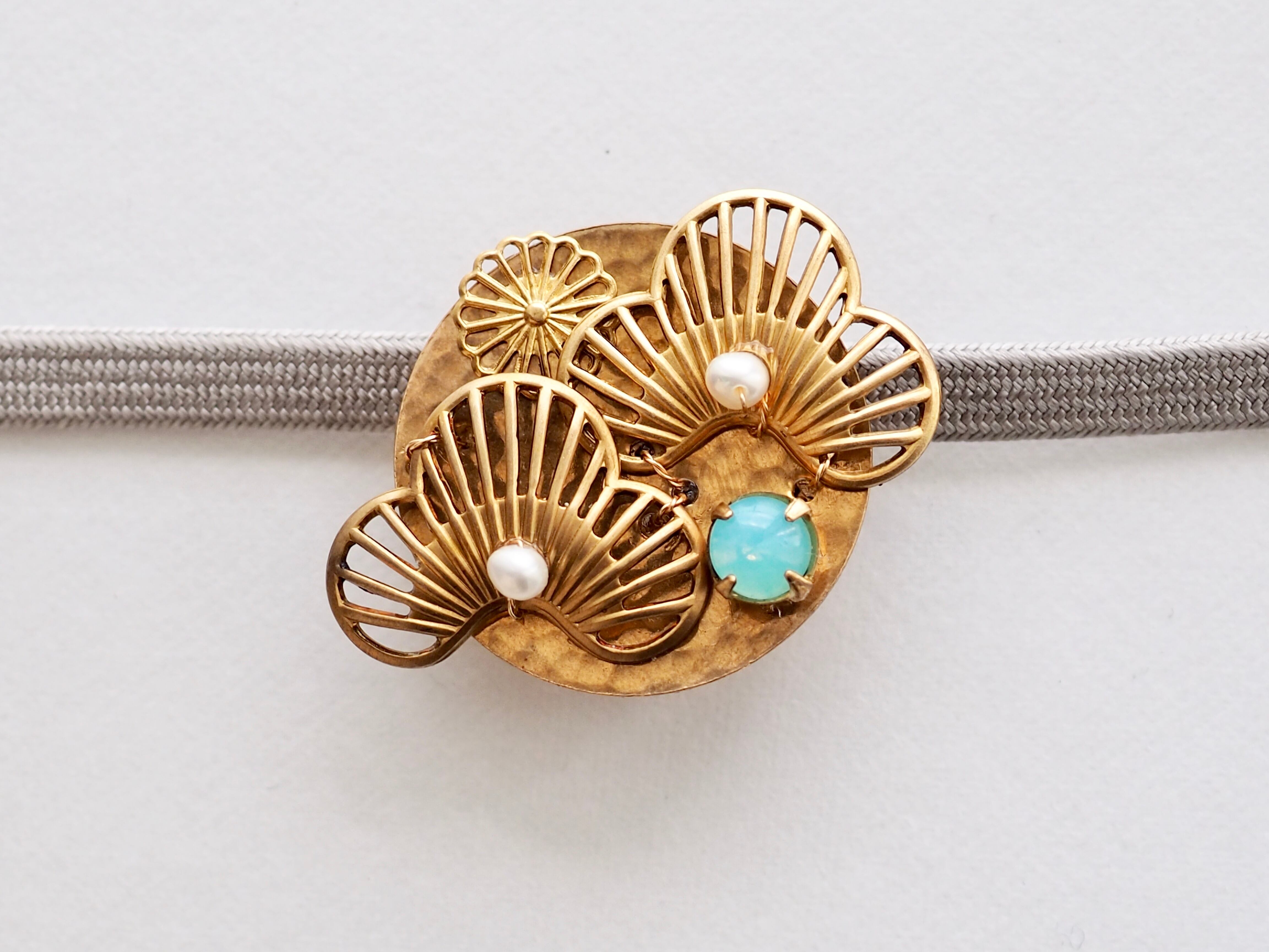 松の帯留め | 嘉舟