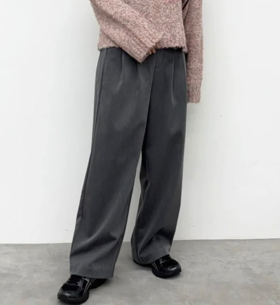 CYNICAL】ツイル×裏起毛ボンディングタックパンツ 552（562）-96062