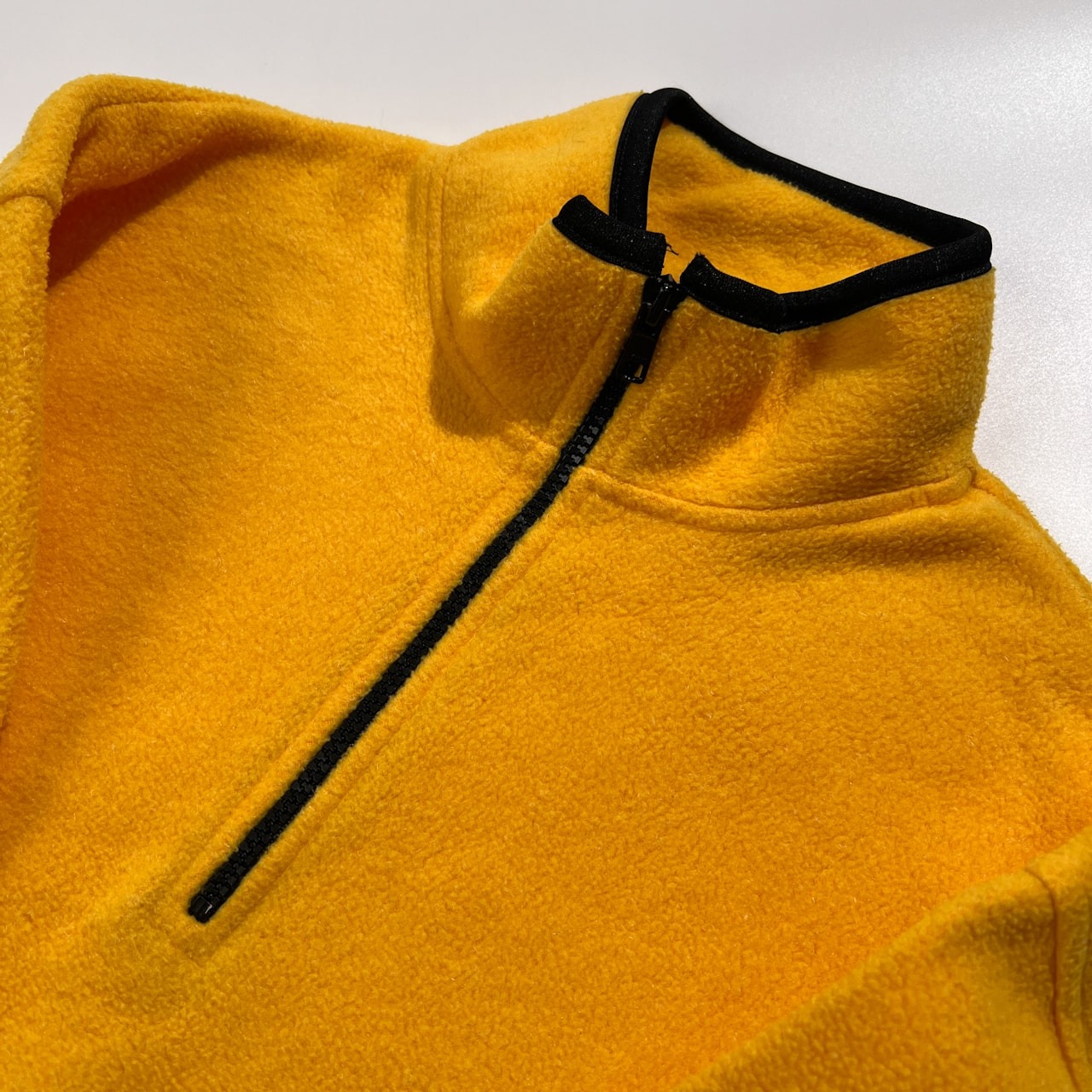 00s Eddie Bauer エディーバウアー ハーフジップ フリース プルオーバー サイズ S /イエロー系 レディース オールド