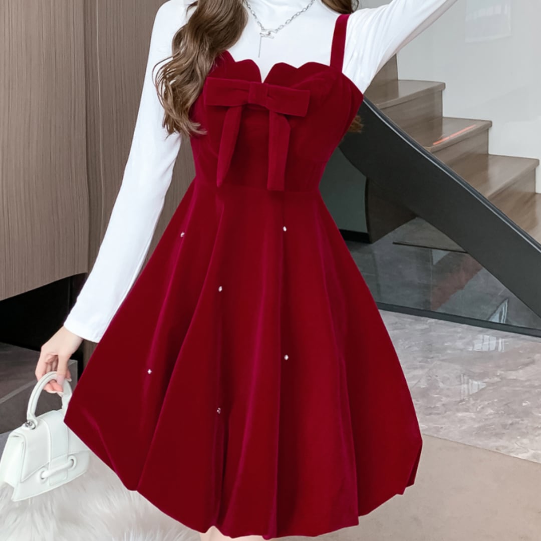 ベルベットバルーンスカート セット*Z216 | cherie ange ベルベットバルーンスカート セット*Z216 | cherie ange
