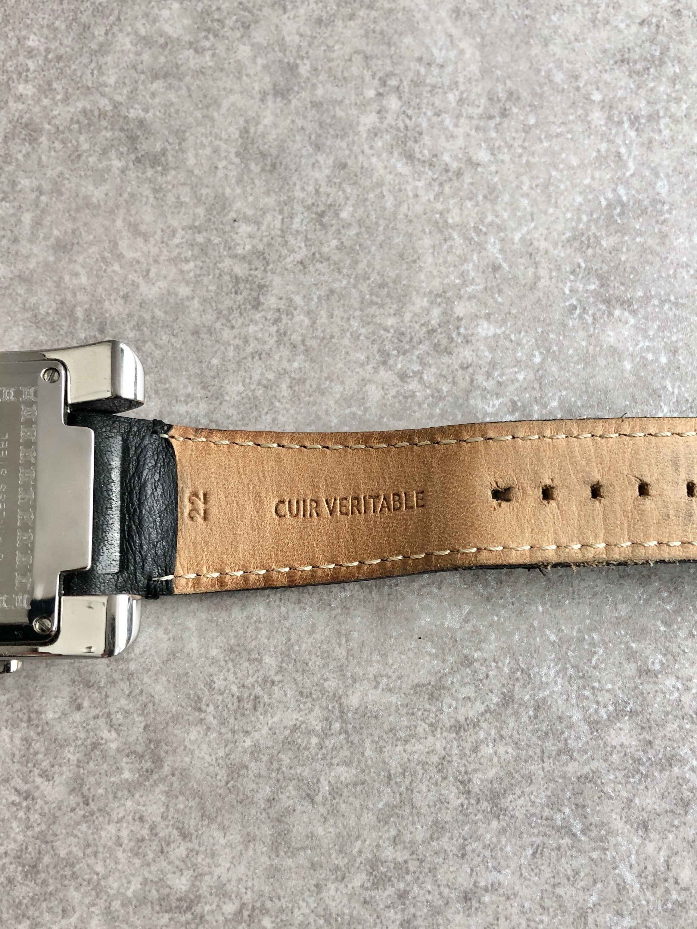 CELINE セリーヌ 腕時計 ブラック クロノグラフ ブラゾン レザー