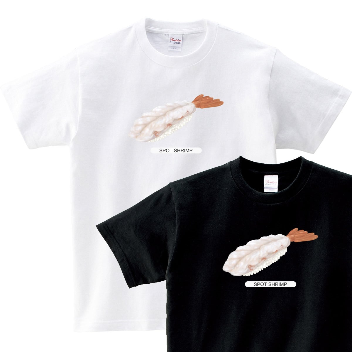 選べる 寿司ネタ おもしろ Tシャツ os77 まぐろ 大トロ サーモン いくら軍艦 ぶり うに軍艦 ぼたんエビ 真鯛