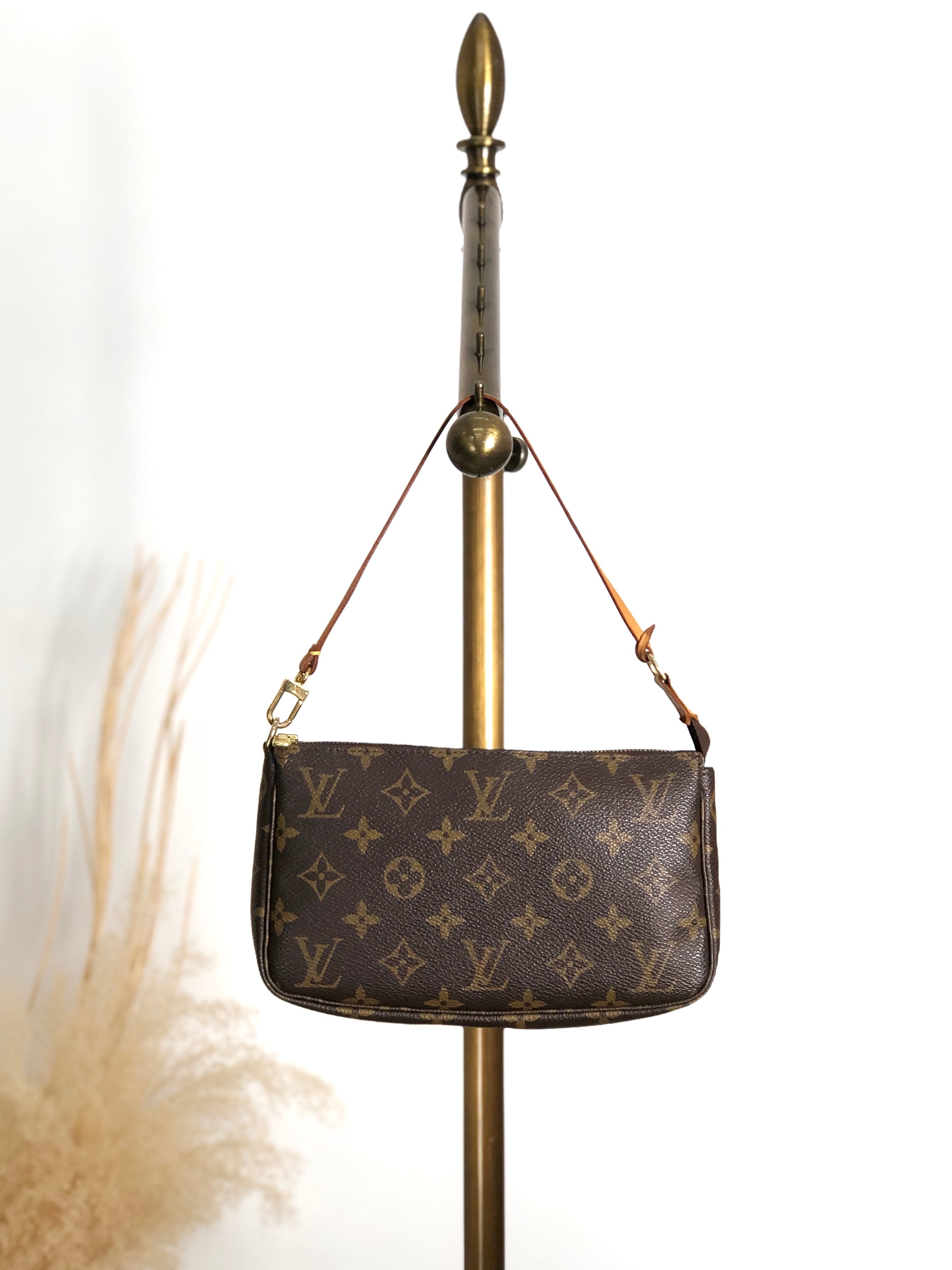 LOUIS VUITTON ルイヴィトン ハンドバッグ ブラウン PVC/レザー