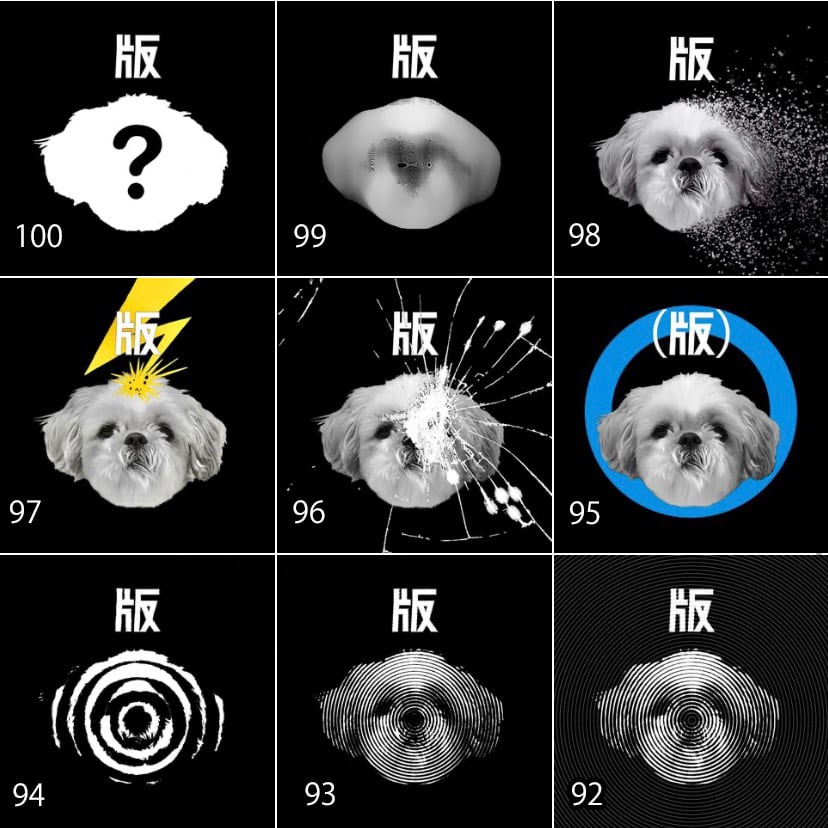 犬版ロゴ缶バッジ／マグネット 25mm［全100種］ | INKDOGPRINT ORIGINALS
