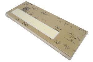 墨文字製作所　書道用　折帖　片面32ｃｍ×12ｃｍ　両面32ｃｍ×24ｃｍ　