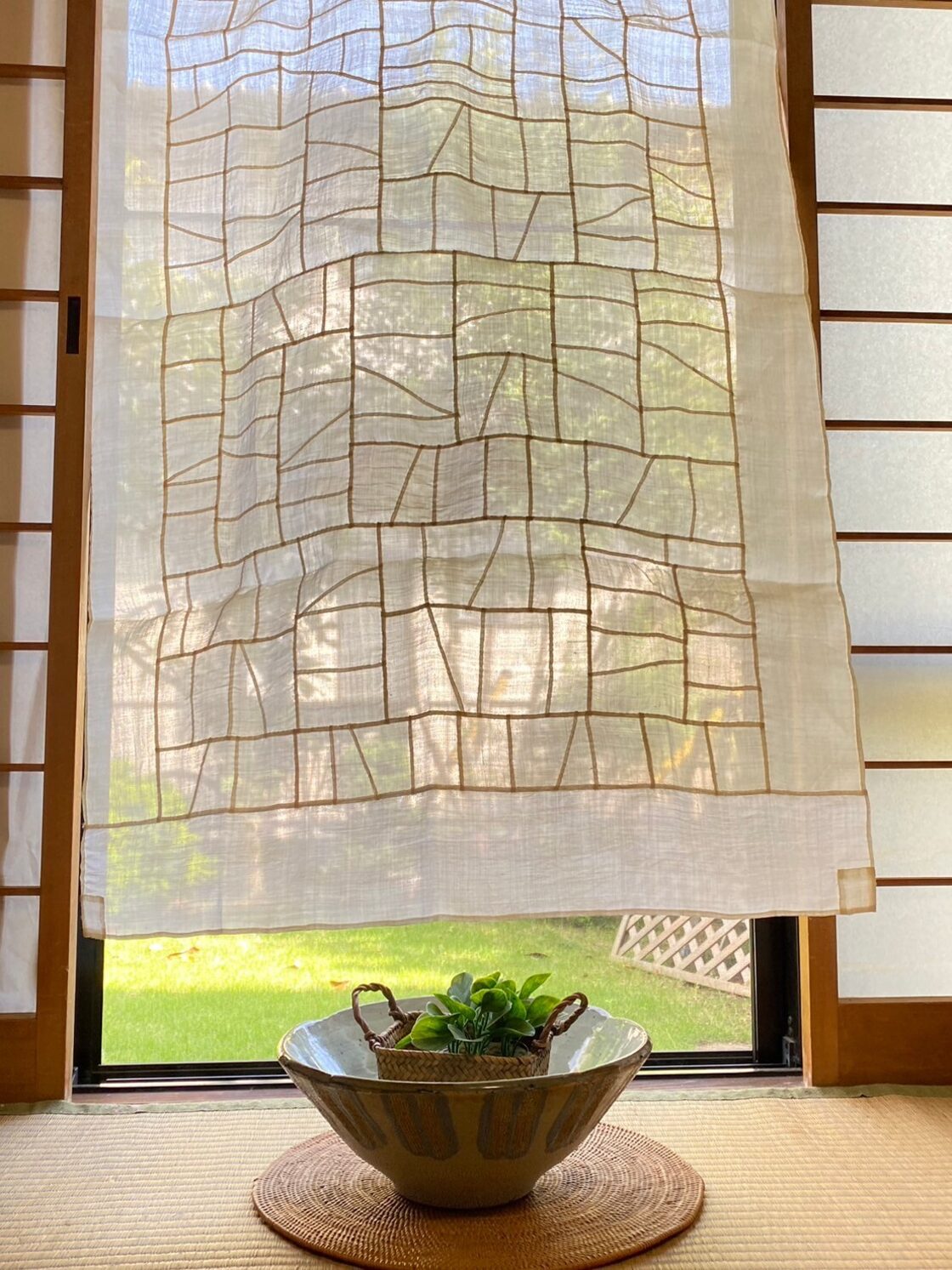 韓国手縫いポジャギ 現行品 チョガッポ 120×80cm モシ パッチワーク 