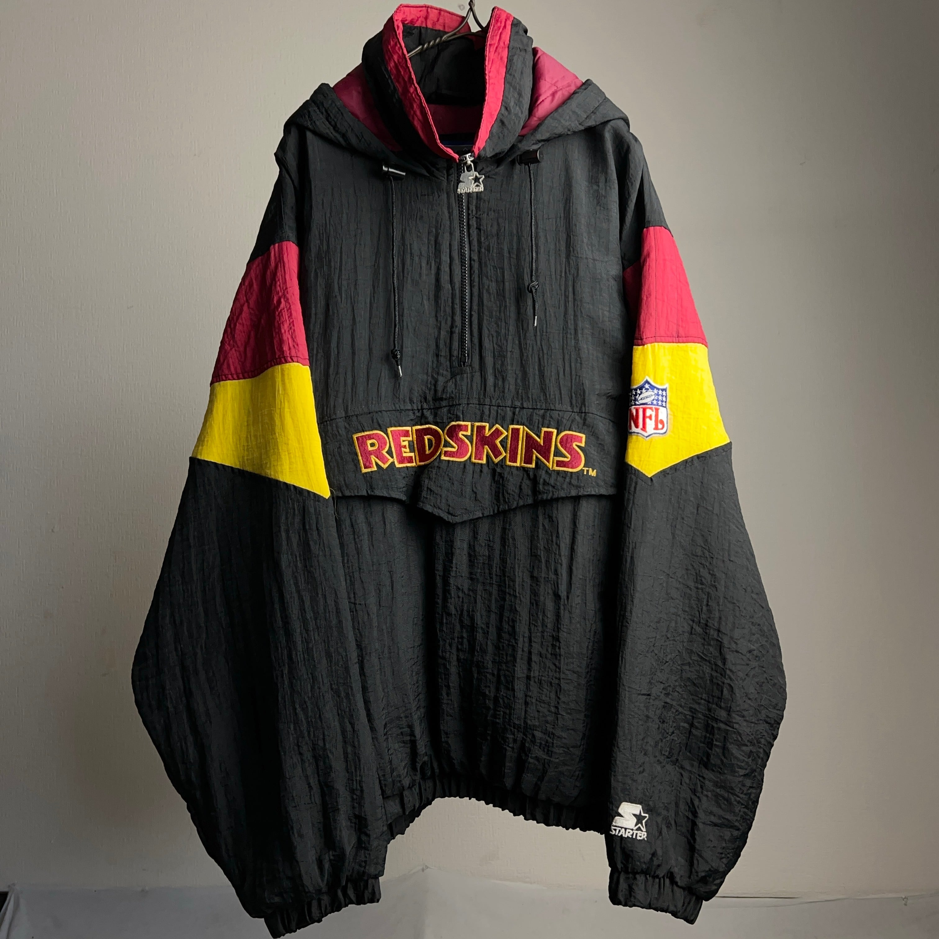 90's NFL STARTER “REDSKINS” Pullover Nylon Jacket SIZE L 90年代