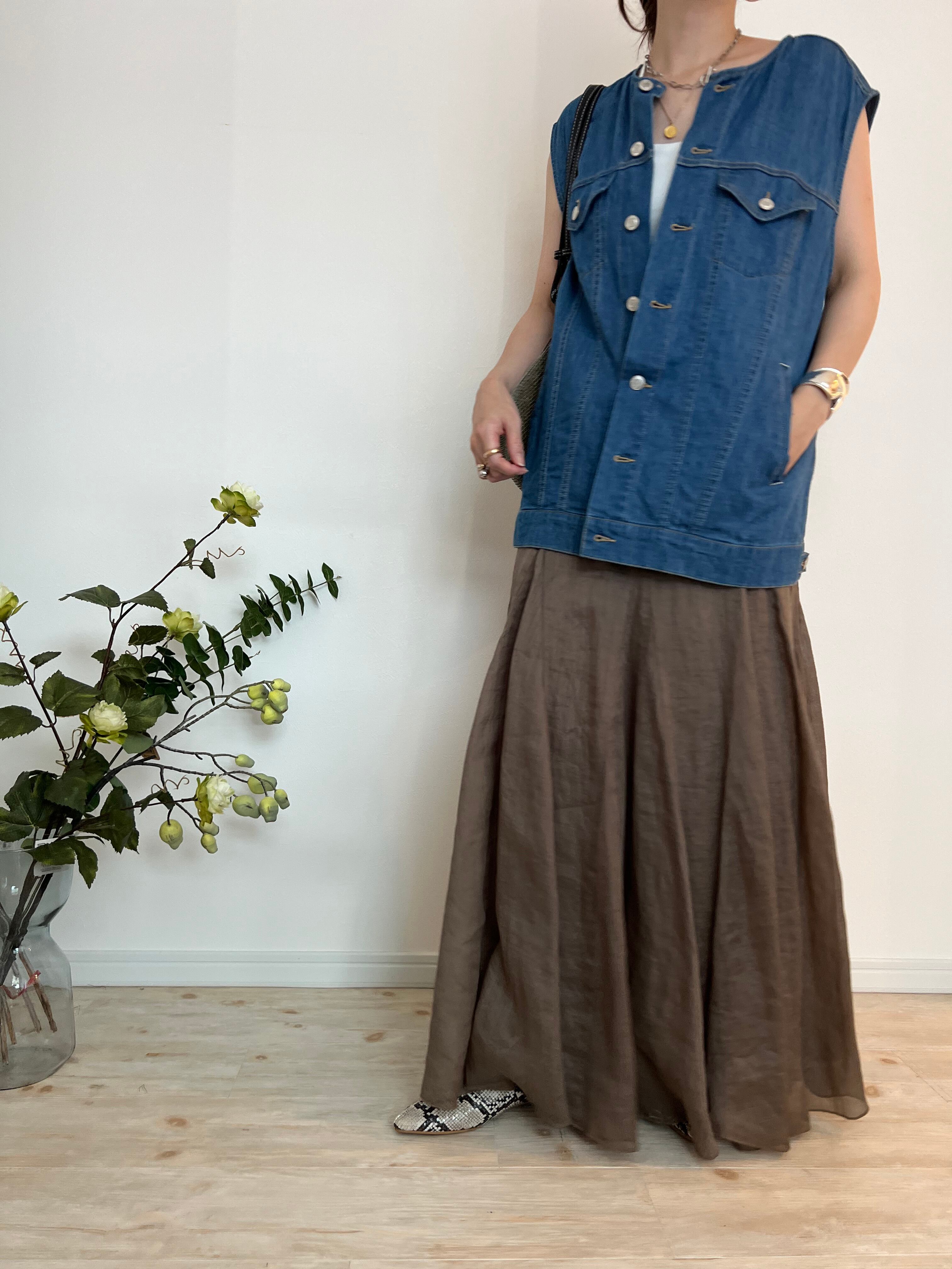 LEMELANGE】デニムベスト | select clothes MIEL
