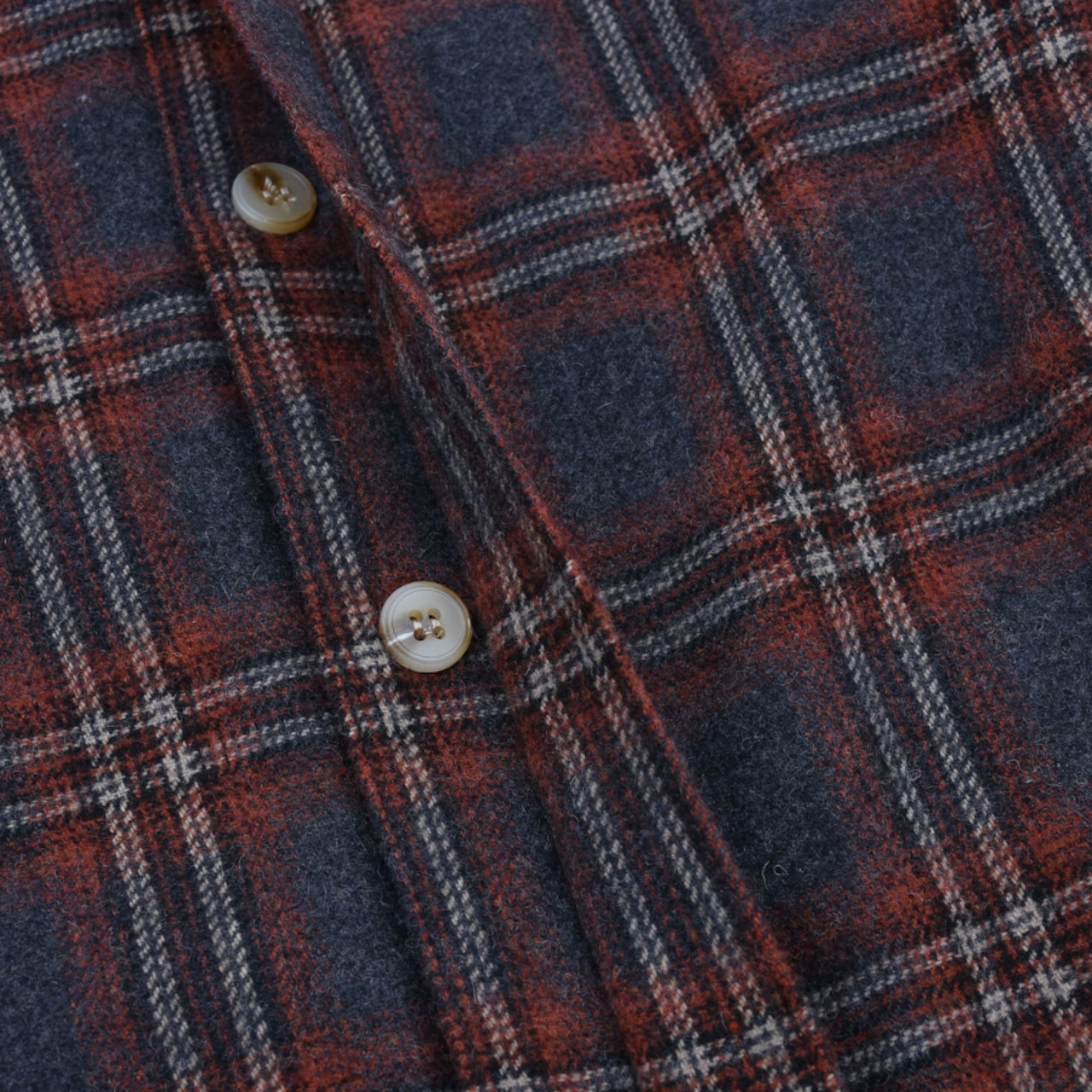 【ARNODEFRANCE】DOUBLE FLANNEL OVERSHIRT - 8