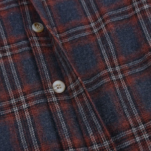【ARNODEFRANCE】DOUBLE FLANNEL OVERSHIRT