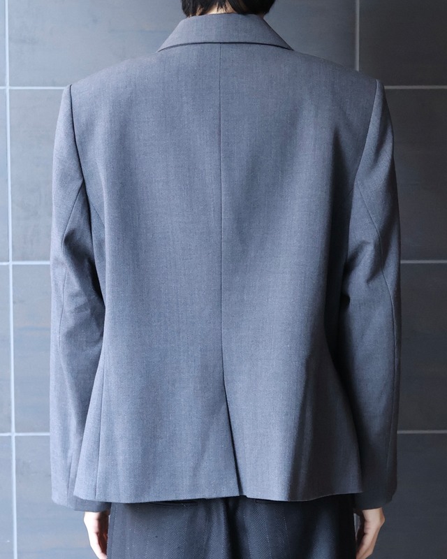 【Calvin Klein】2B single tailored jacket/ Grey