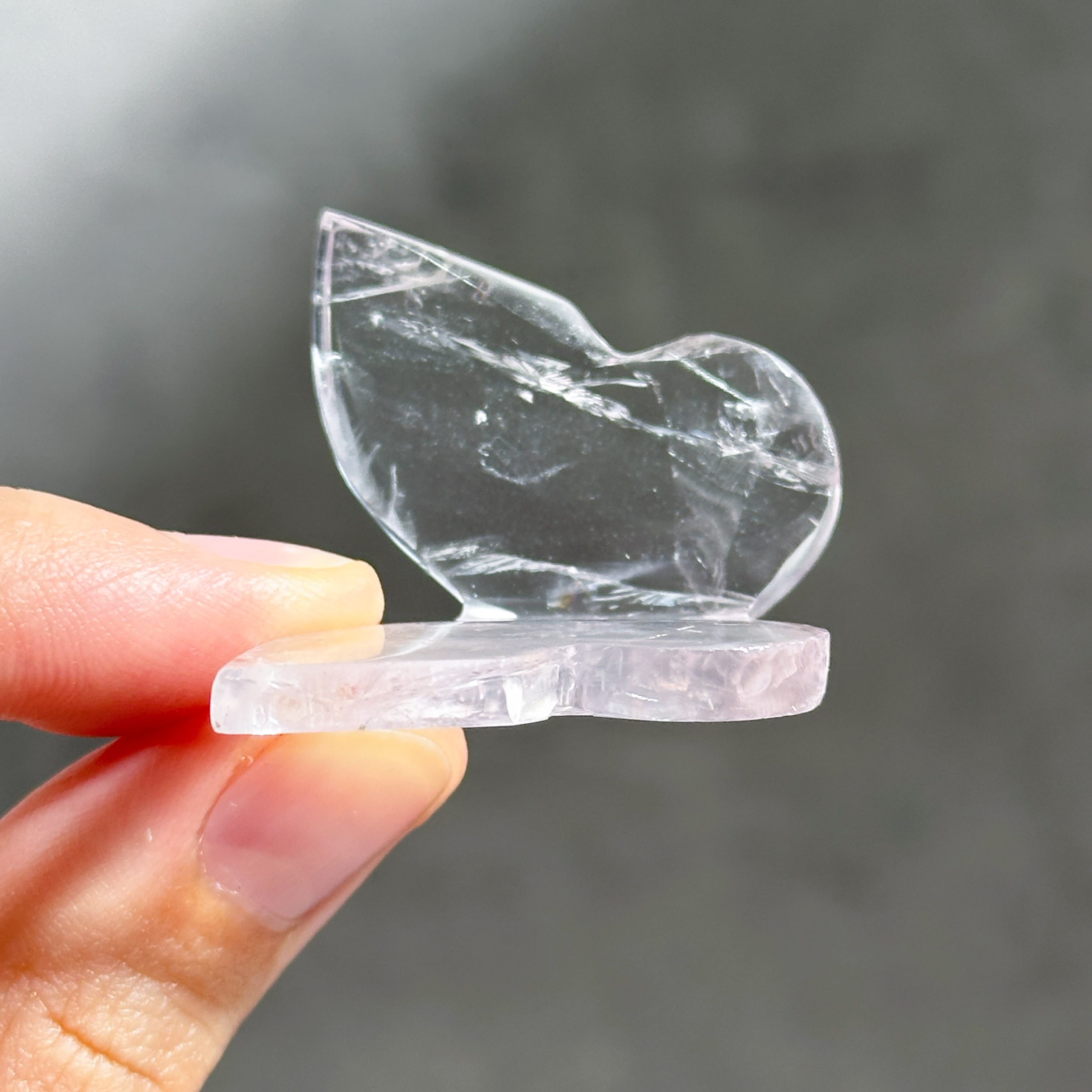 虹◎アメジスト 3D蝶 12◇ Amethyst Butterfly ◇天然石・鉱物