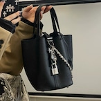 Genuine leather bucket bag (ME487)
