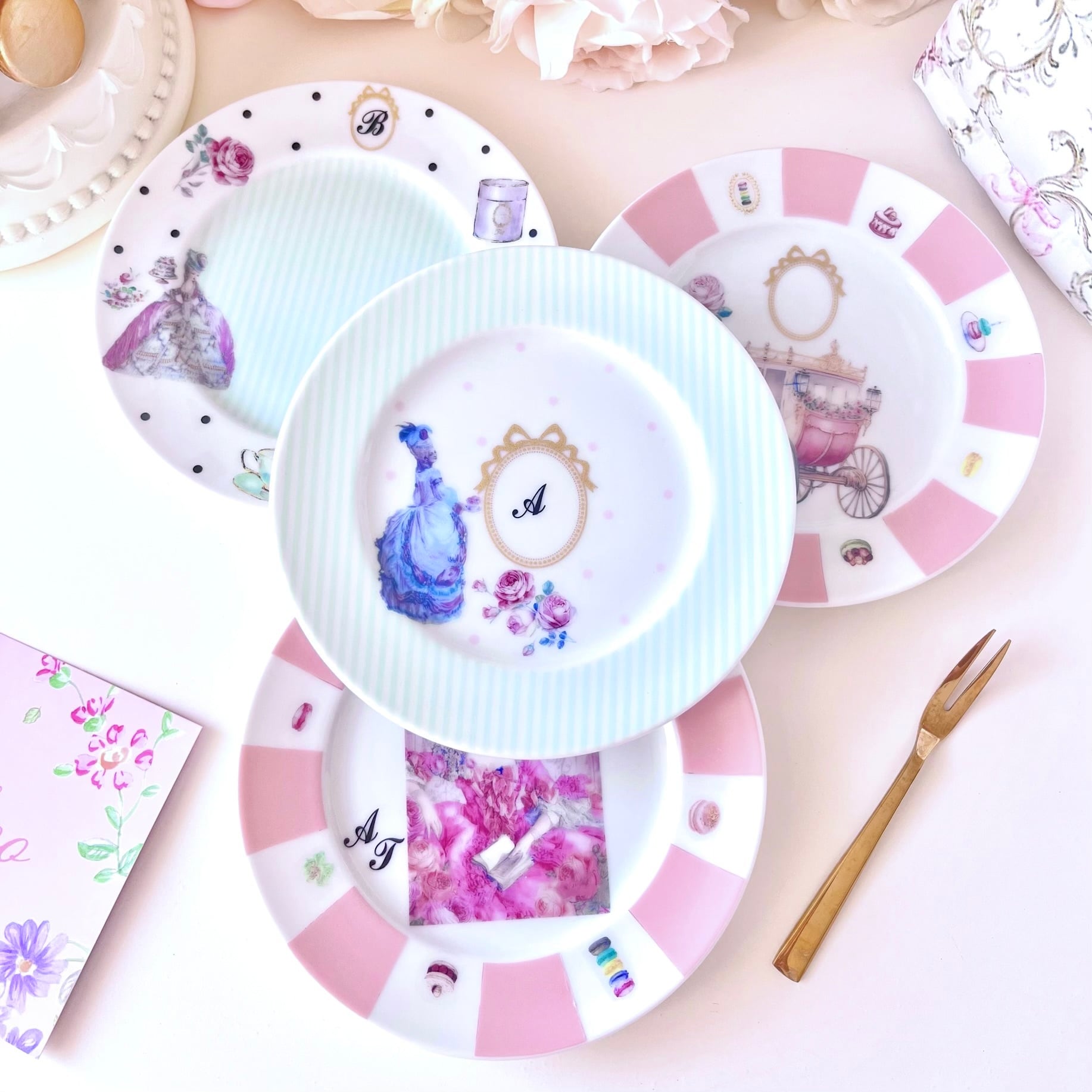 マリー・アントワネット モノグラムプレート マリーアントワネット