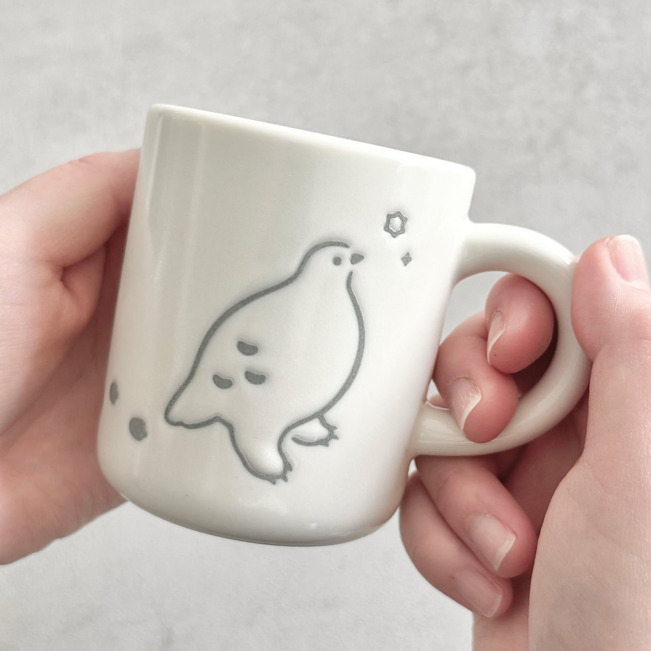 ライチョウマグカップ | アトリエ チヨや