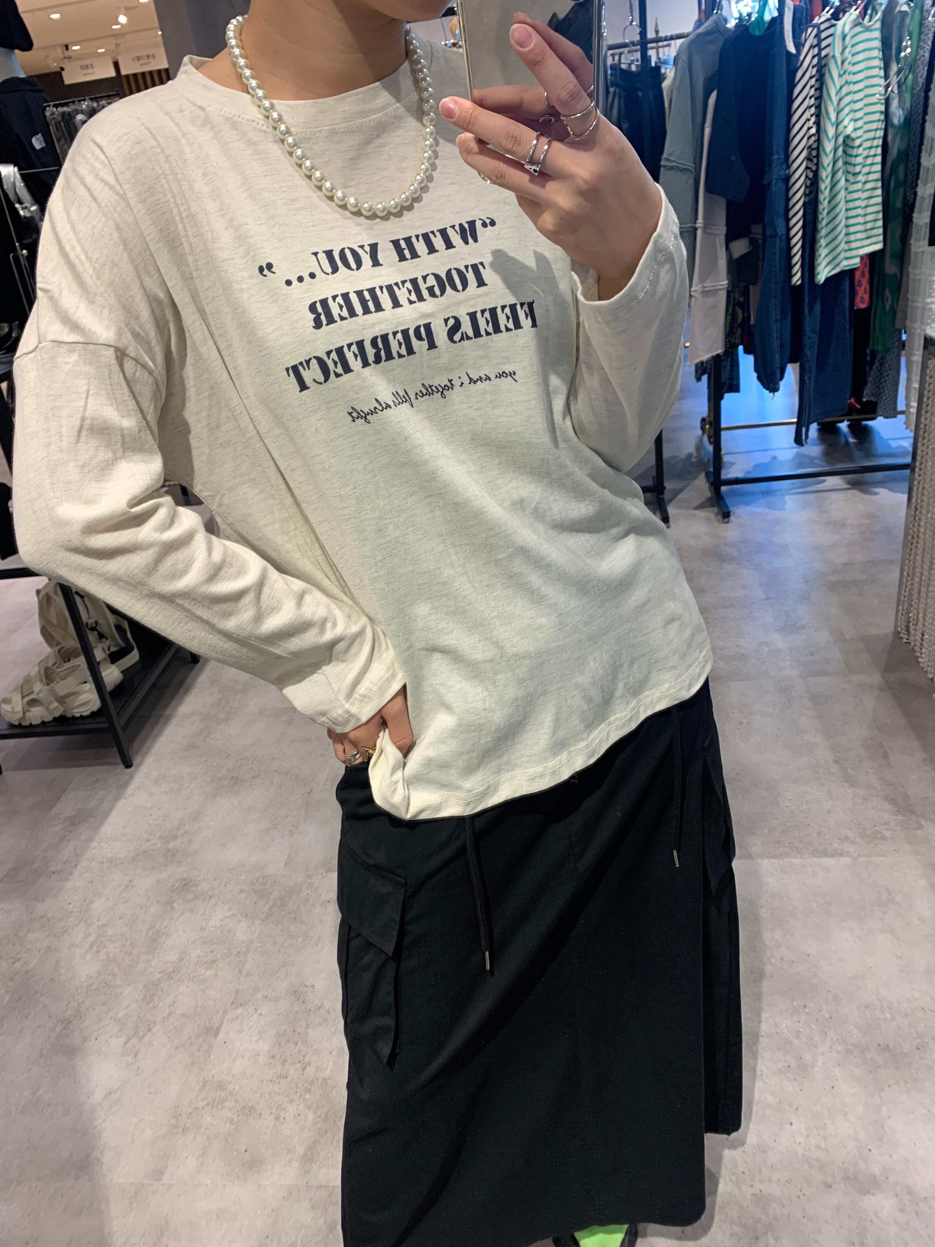 logo print simply tops