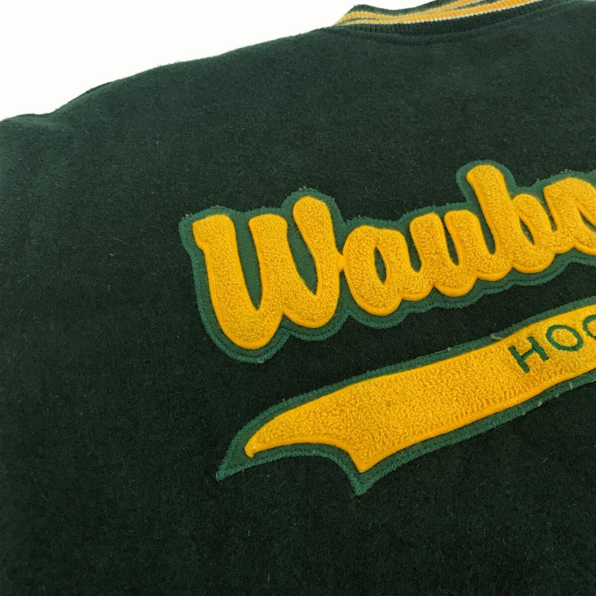 BUTWIN バトウィン 80〜 90年代 USA製 黒タグ 袖革スタジャン ベース