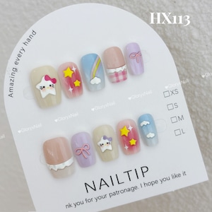 HX113 ネイルチップ サイズXS/S/M