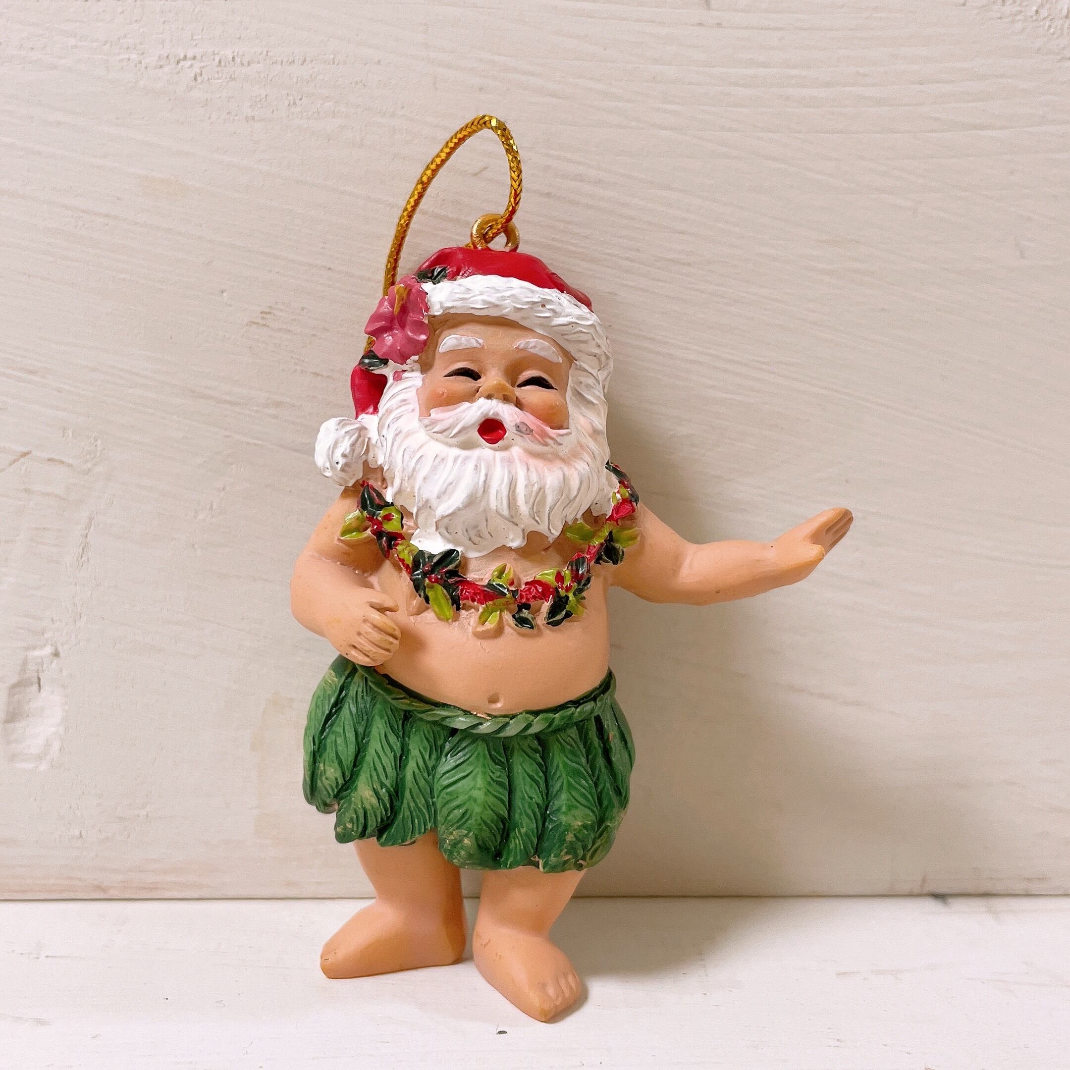 ハワイサンタクロースドール人形クリスマスアロハ