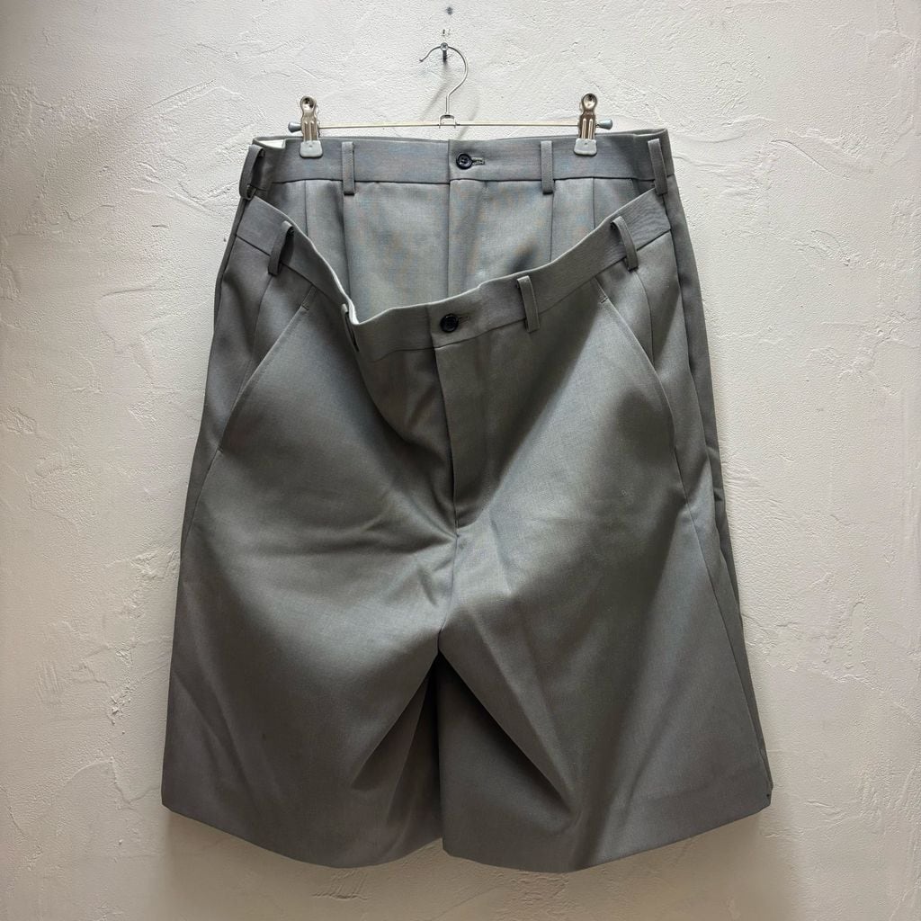 新品未使用 コムデギャルソンオムプリュス 24ss ショートパンツ グレー COMME des GARCONS HOMME PLUS コムデギャルソンオムプリュス 24SS