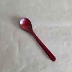 小丸スプーン　朱・黒