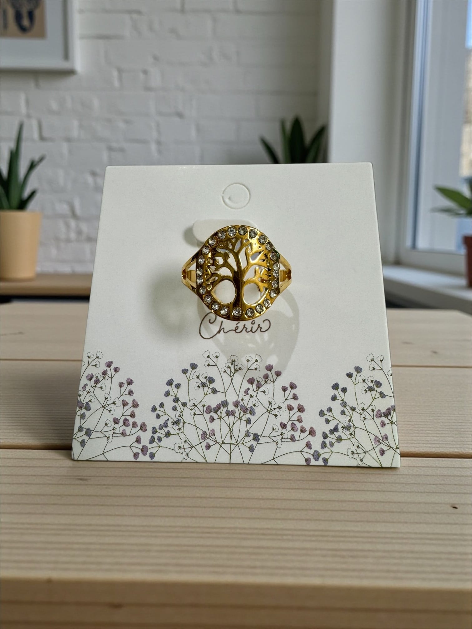 カバラ生命の樹リング【成長・循環・魂のつながり|Tree of Life Ring】