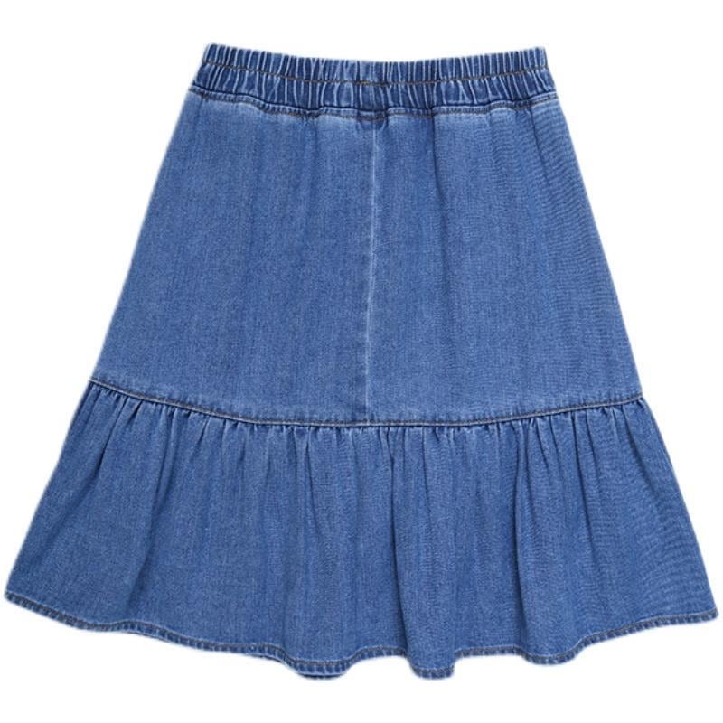 春新作 スカート デニム スカート ミニ デニム スカート 大きいサイズ  