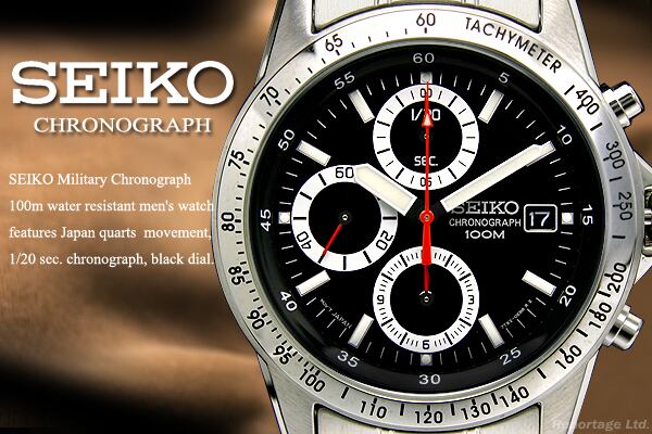 海外限定逆輸入モデル【SEIKO】セイコー 1/20秒高速クロノグラフRD 