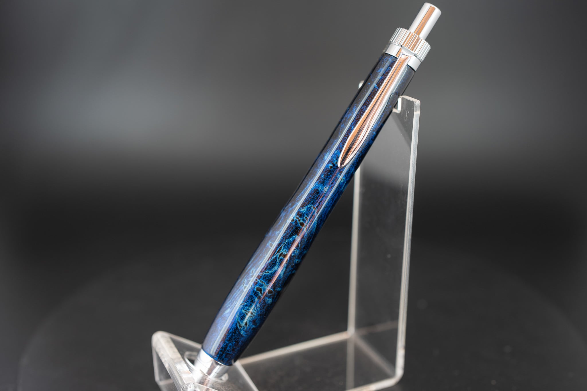 曜変天目】 レッドウッド silver BP | 木軸ペン工房 金杢犀
