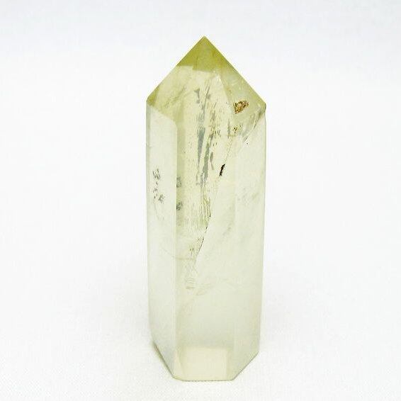 シトリンクォーツ 六角柱 シトリン ポイント 置物 一点物 142-10325