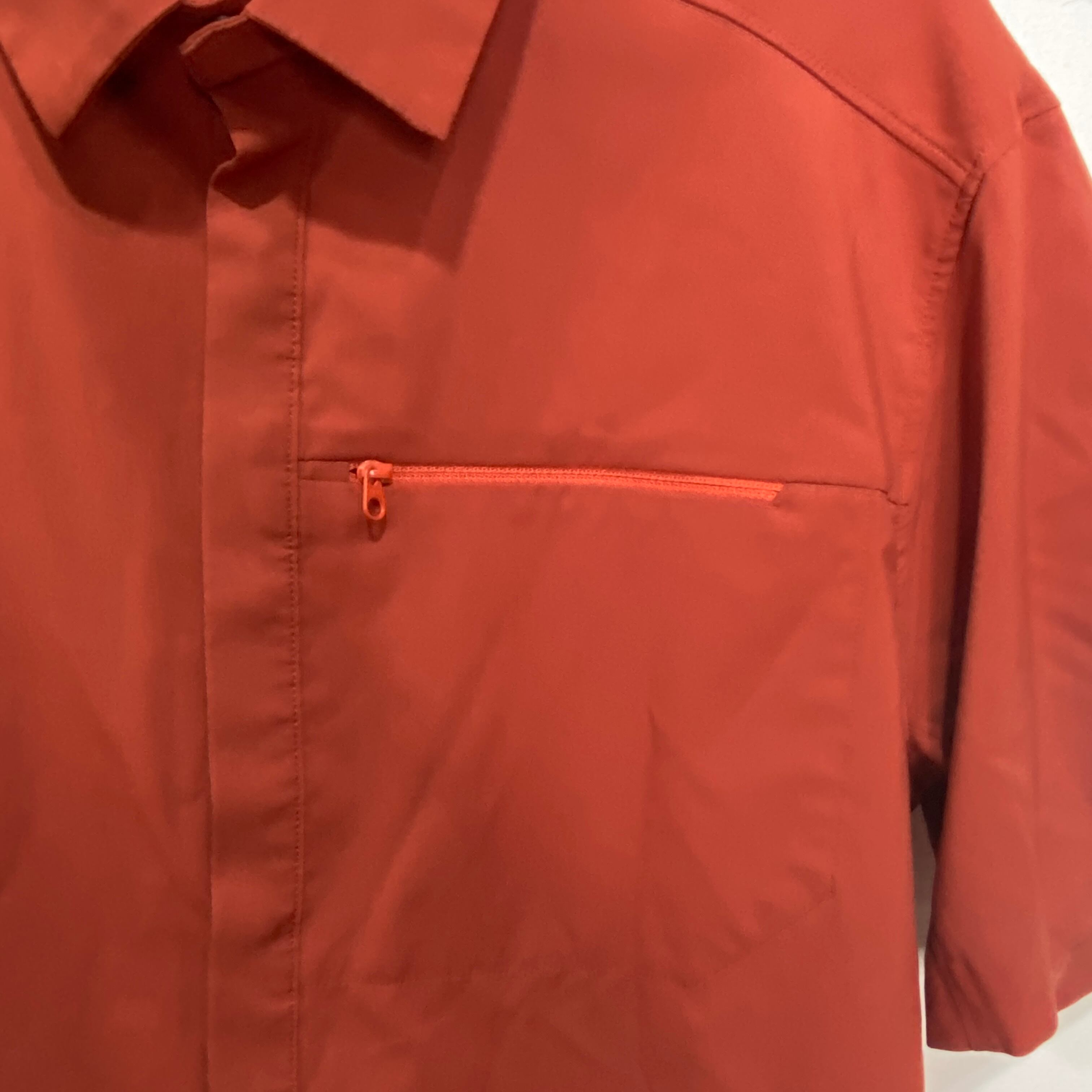 ARC'TERYX アークテリクス スカイライン半袖シャツ エンジ色 M | 古着