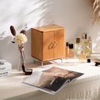 ジュエリーボックス アクセサリーケース 木製 北欧風 卓上収納 観音扉 引き出し ミニチェスト 小物入れ インテリア おしゃれ 収納ボックス