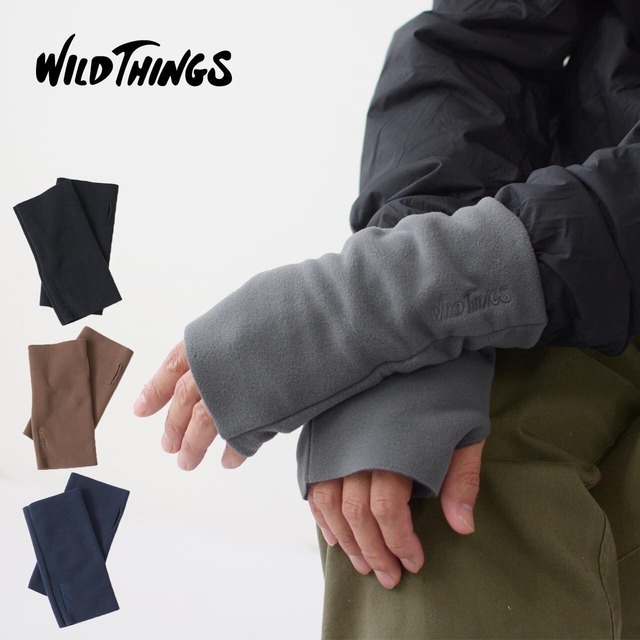 WILD THINGS[ワイルドシングス] POLARTEC Wind Pro FINGERLESS GLOVES [WT23116TJ] ポーラテックウィンドプロフィンガーレスグローブ・フィンガーレスグローブ・ハンドウォーマー・防寒・アウトドア・キャンプ・MEN'S / LADY'S [2023AW]