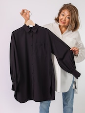 ボリュームスリーブチュニックシャツ(BRAHMIN)