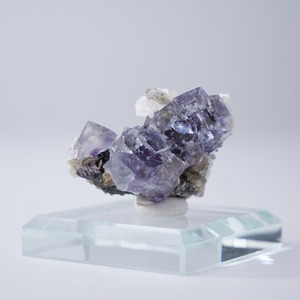 ヤオガンシャン産 フローライト 共生 / 原石 標本【D_1】