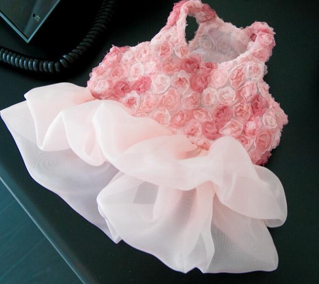 〖即納〗3101422 ミニローズチュールスカートワンピ