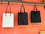 紙袋のような革袋・オオクツサイズ