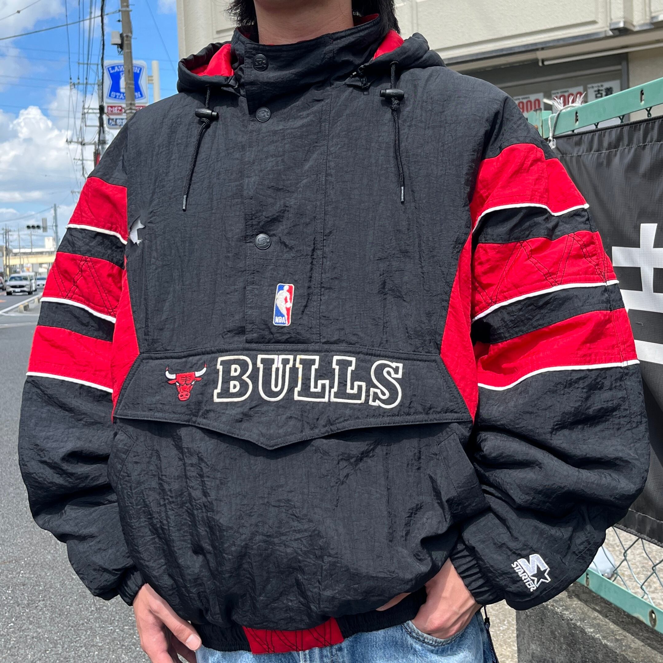 90sビンテージstarter製CHICAGOBullsシカゴブルズジャケット