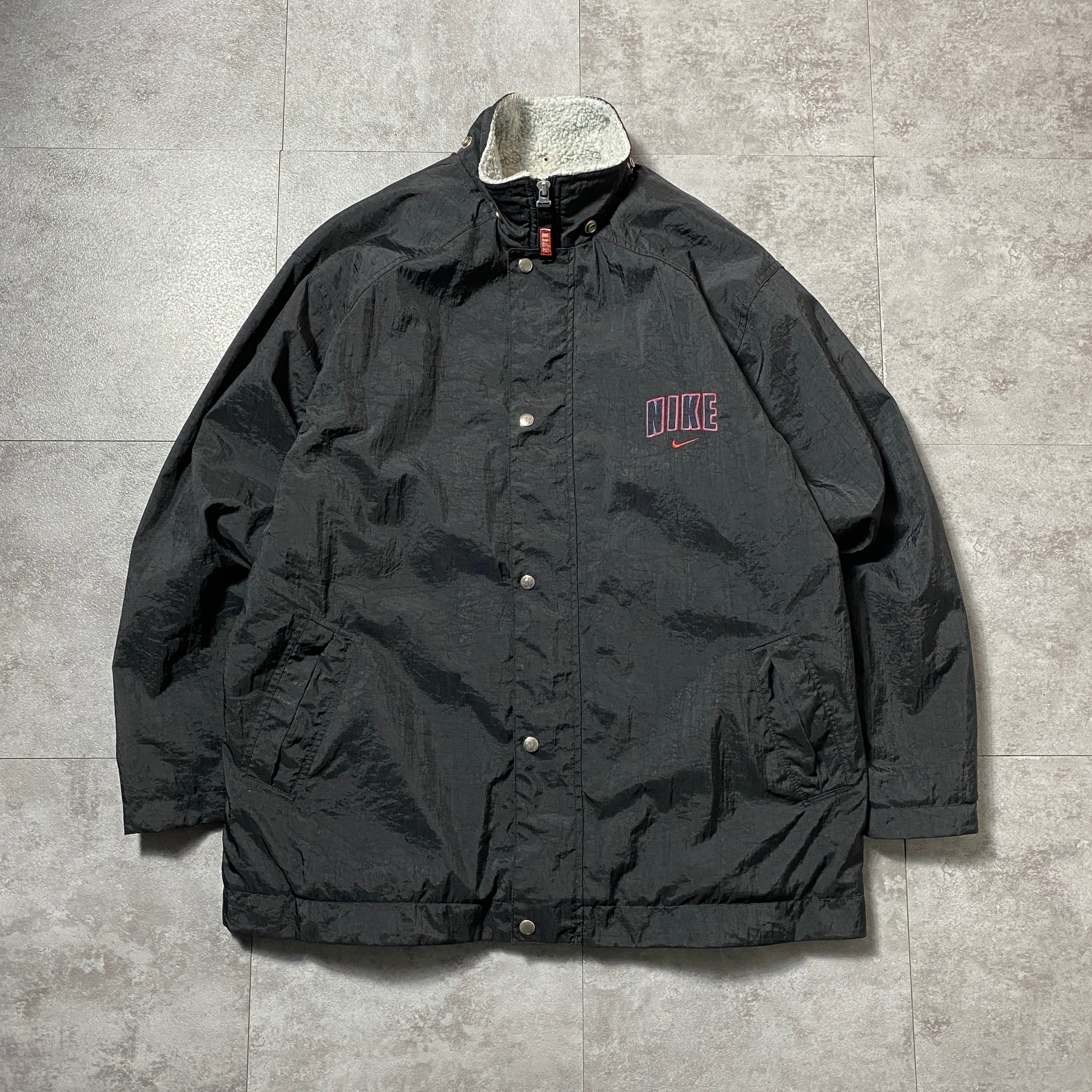 90's NIKE ナイキ スウォッシュ 刺繍ワンポイント インナーボア