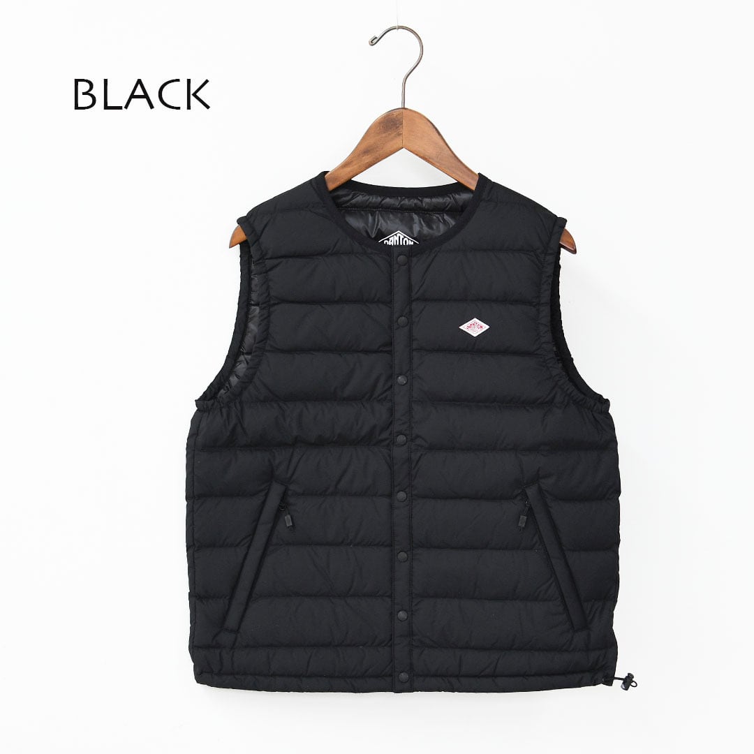 DANTON [ダントン] W CREWNECK INNER DOWN VEST [DT-A0002RRT] クルー