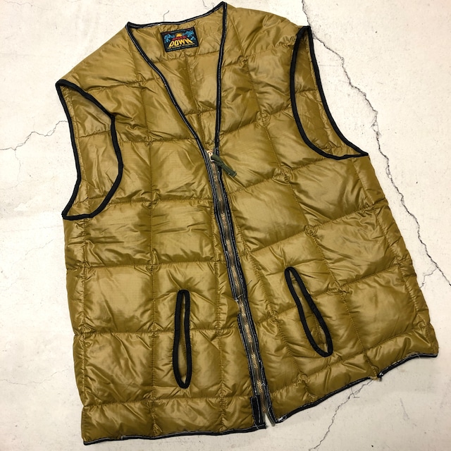 1960'S VINTAGE BAUER DOWN CUSTOM DOWN VEST