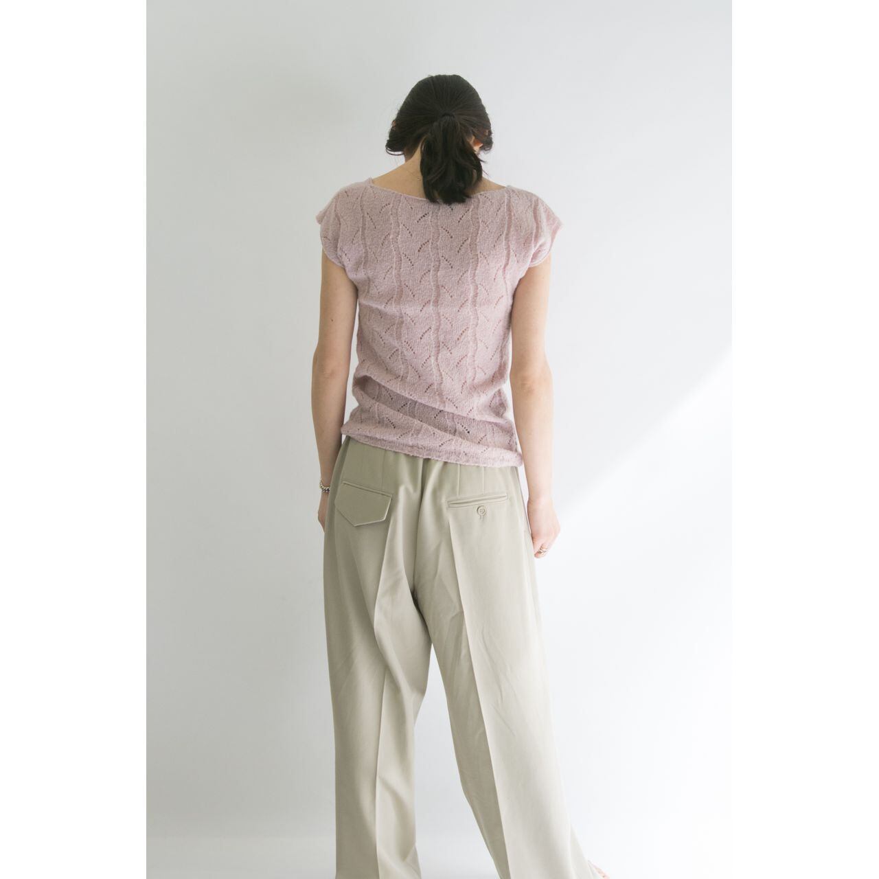 【Made in Italy】 French sleeve knit（イタリア製 フレンチスリーブニット）1a