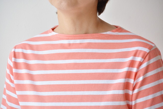 セントジェームス SAINT JAMES 薄手ボーダーシャツ半袖(PIRIAC)FRESCO/NEIGE T1